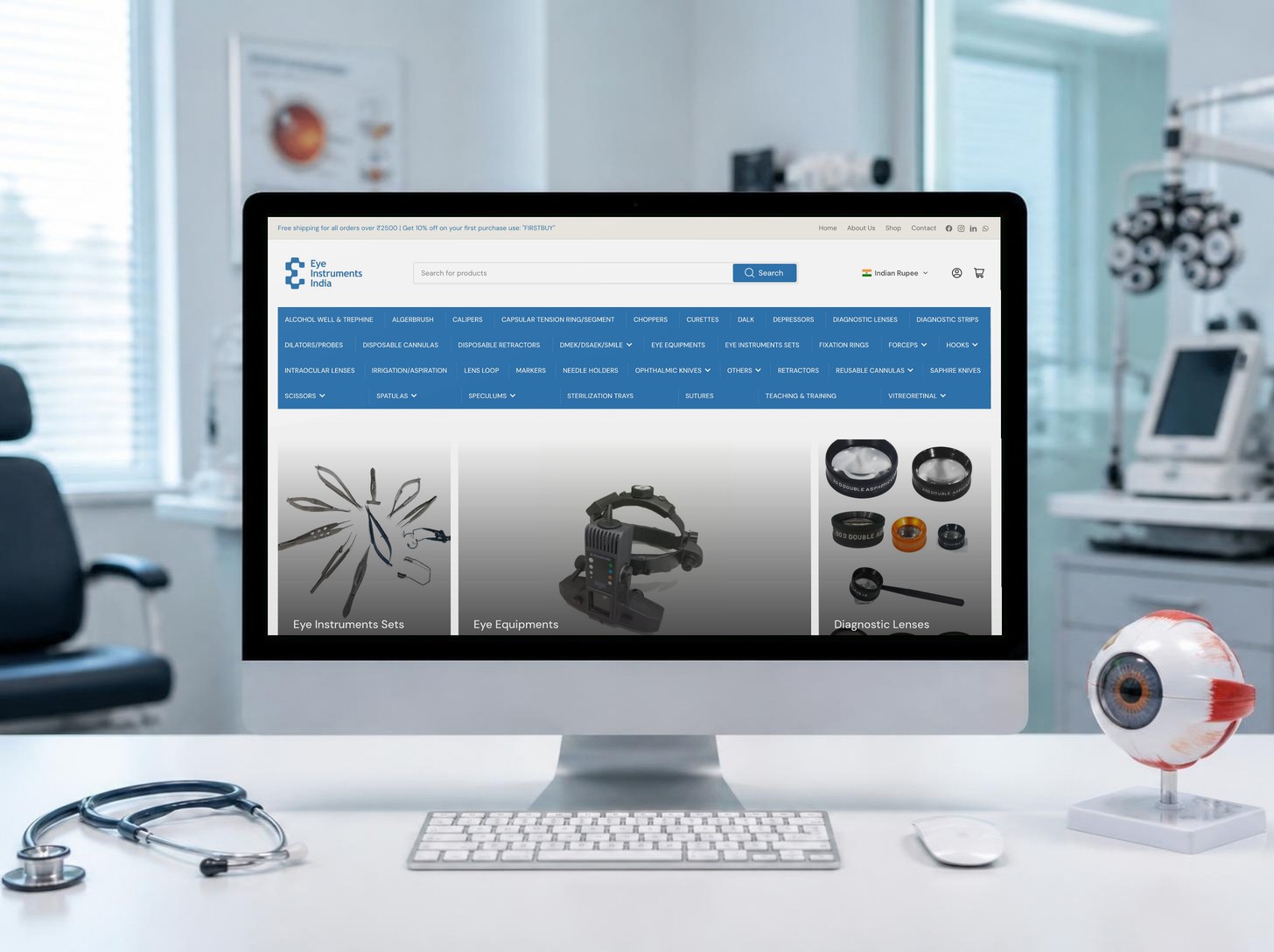 Eye Instruments India — project screenshot