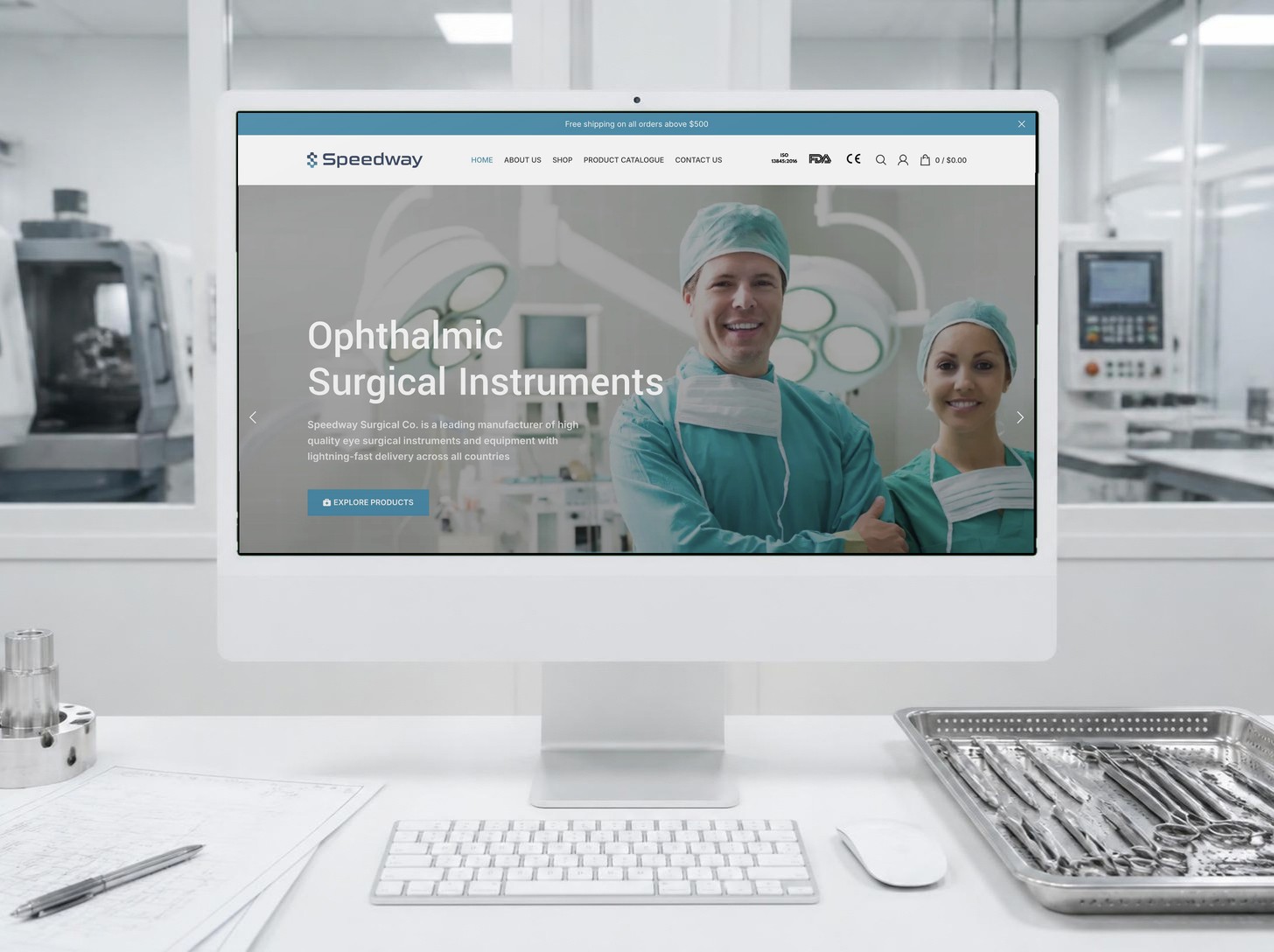 Speedway Surgicals — project screenshot