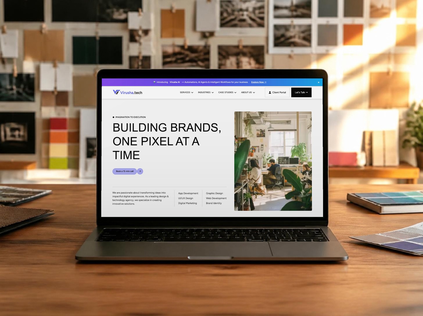 Virusha.tech — project screenshot